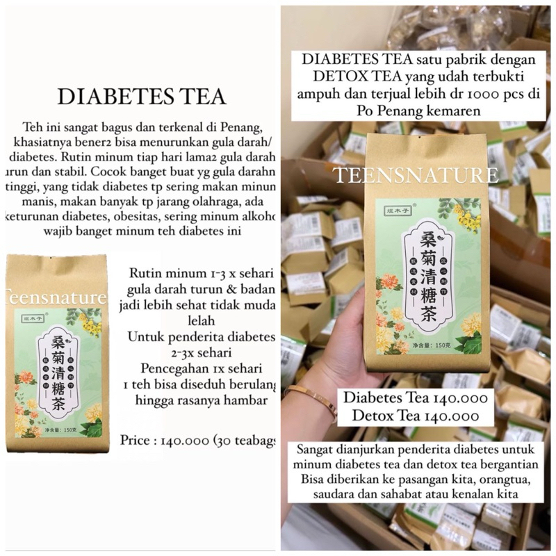 Diabetes Tea ORIGINAL PENANG