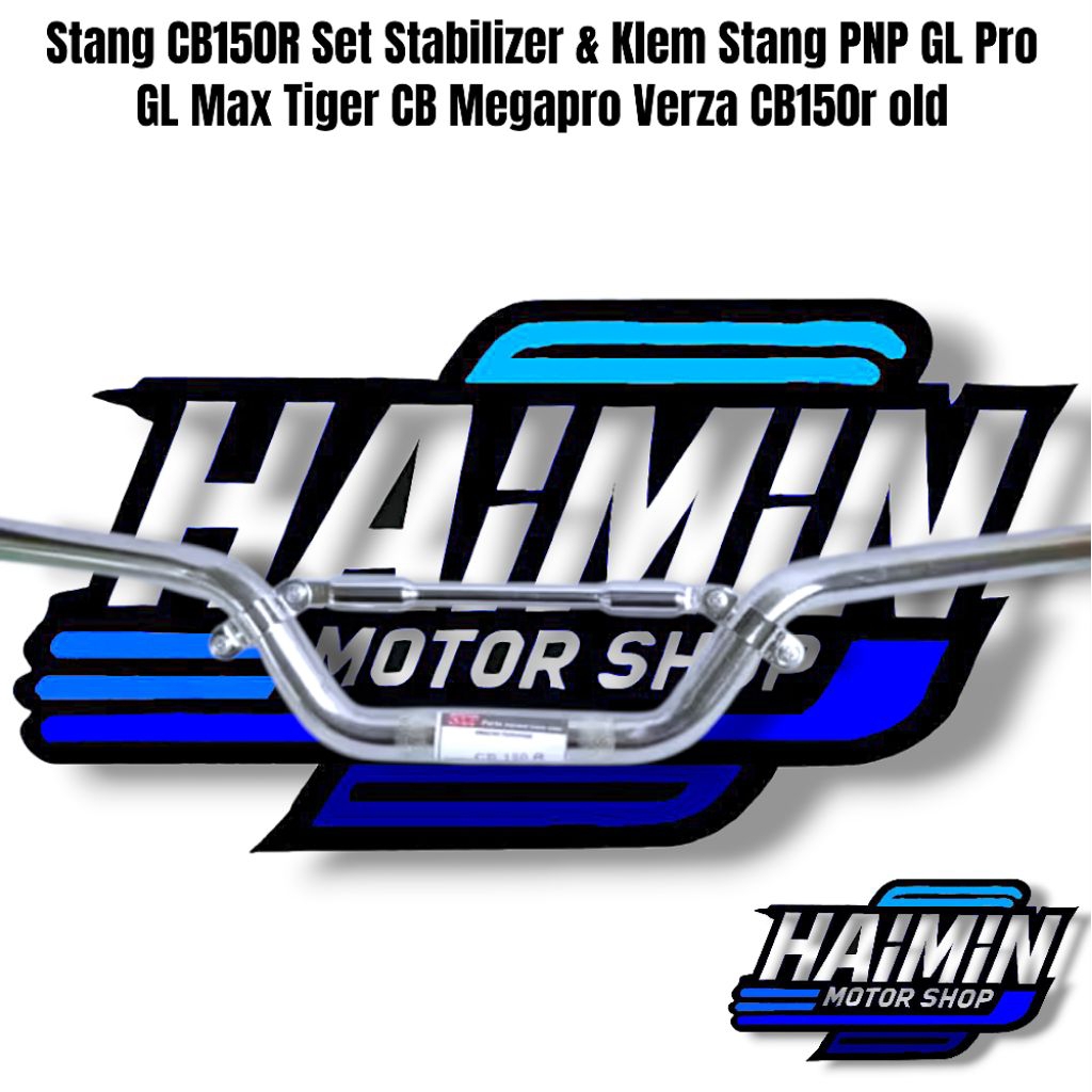 Stang Stir Setir Fatbar Cbr Crom Set Stabilizer Chrome Crom gl,Cb,Mp,Tiger, King