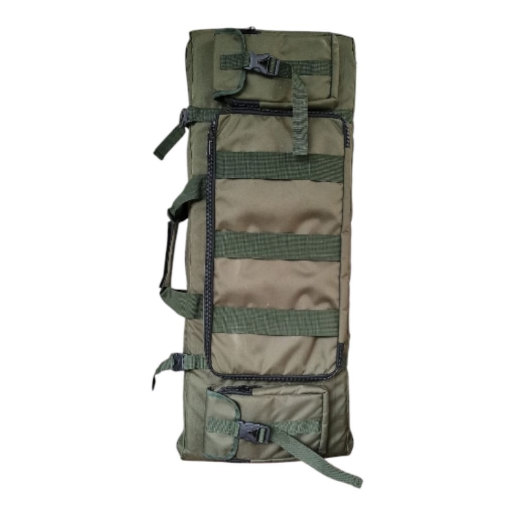 Tas PCP Kotak Panjang 100x33cm Warna Army Busa Tebal Kualitas Premium