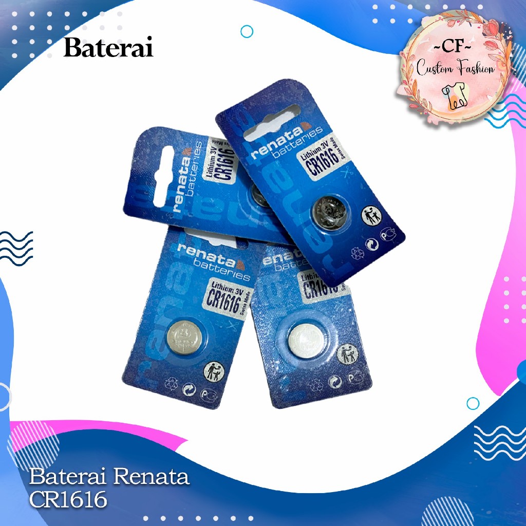 Baterai RENATA CR1616 CR 1616 Battery RENATA CR1616 CR 1616 Batre RENATA CR1616 CR 1616 Original