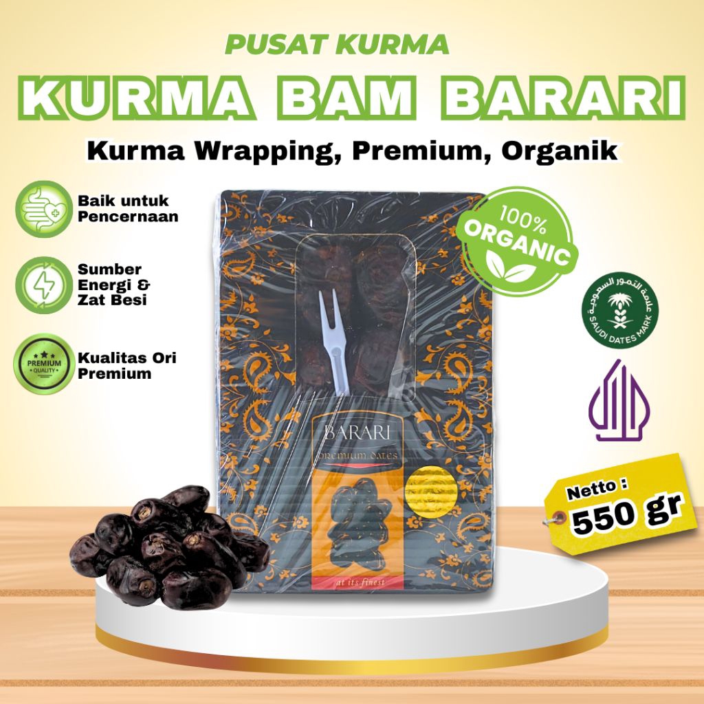 KURMA BAM BARARI 600 GR | KURMA IRAN PREMIUM | BAM BARARI ORIGINAL