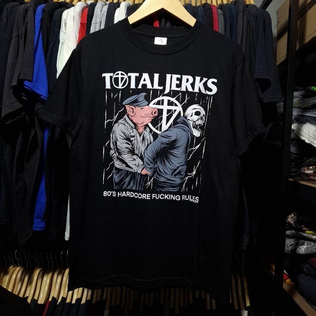 kaos band TOTAL JERKS original merch