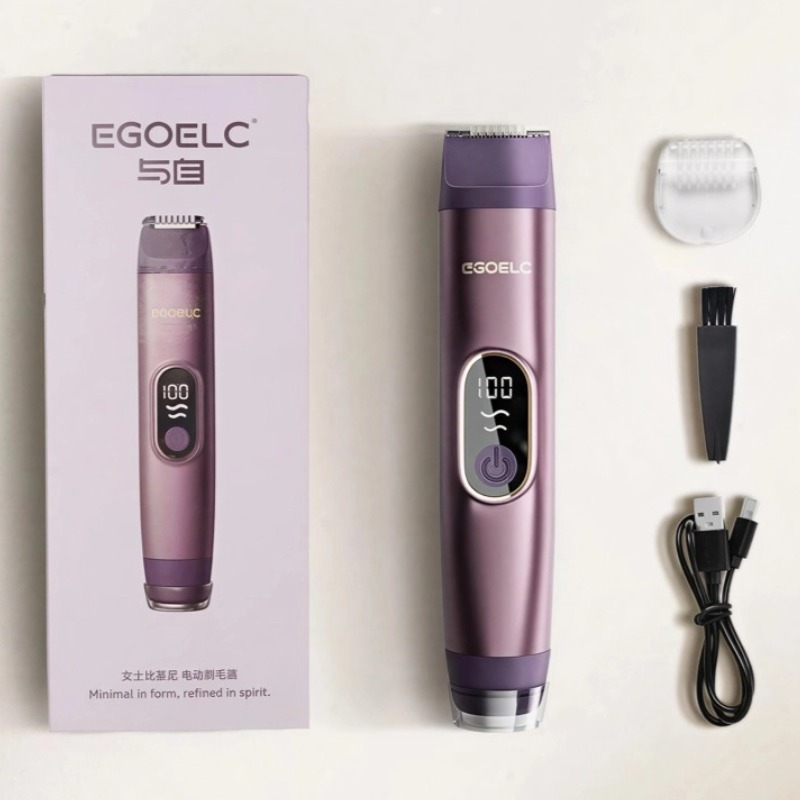 [COD]Wanita Alat Cukur Elektrik Pencukur Bulu Pria Dan Wanita Type-C Cukur Bulu Sensitif Kumis Jengg