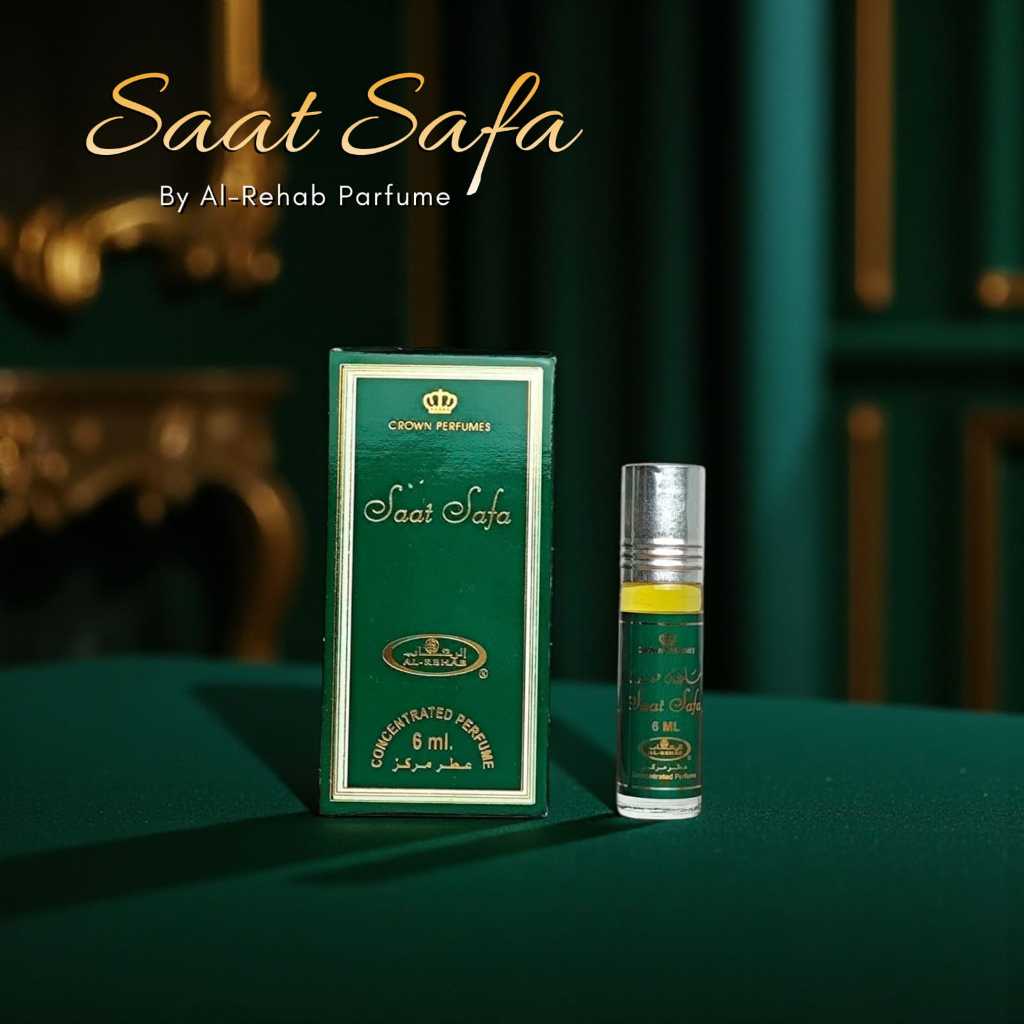 Al Rehab Perfume Saat Safa Concentrated Oil Roll On 6ml Original Saudi BPOM
