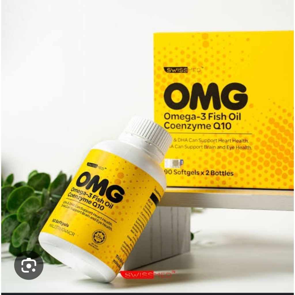 OMG Omega-3 Fish Oil Coenzyme Q10 2x90 softgel