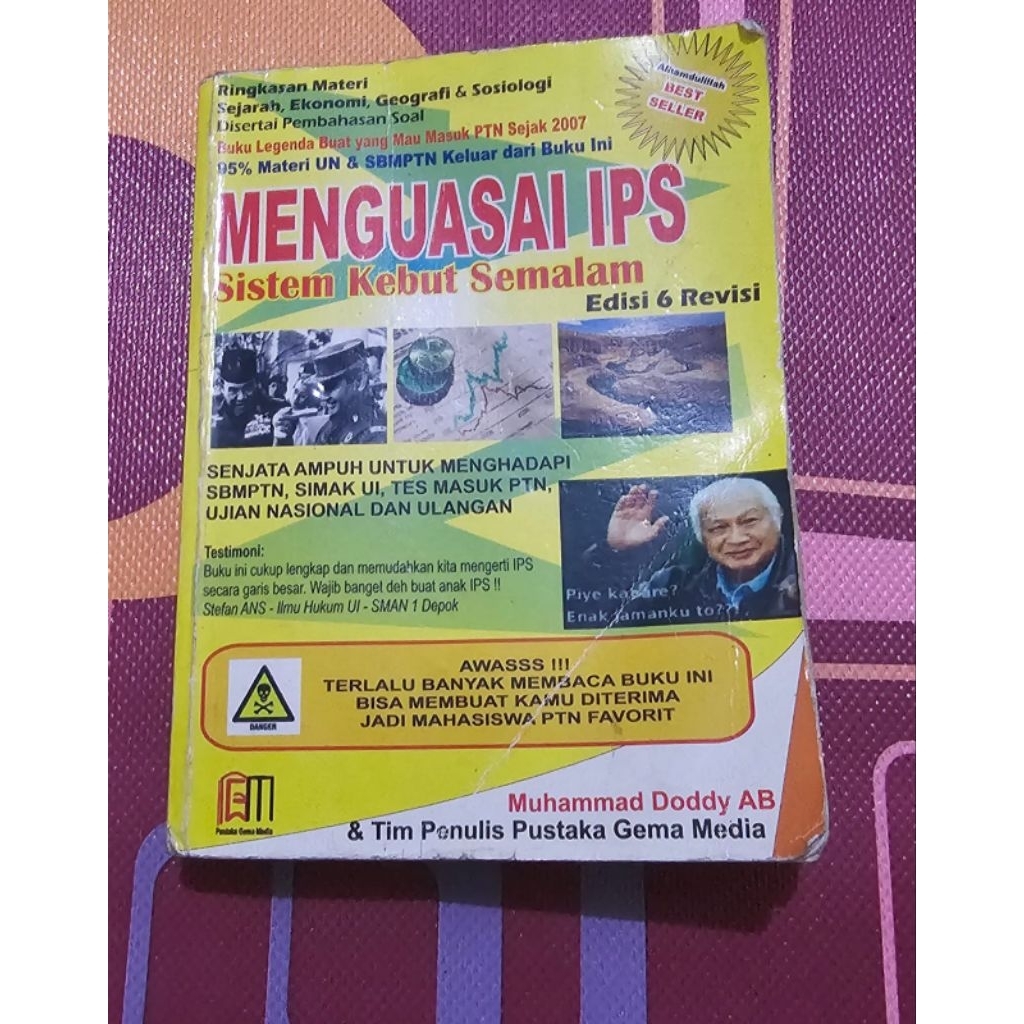 Preloved Buku Menguasai IPS Sistem Kebut Semalam (SKS) - Pustaka Gema Media