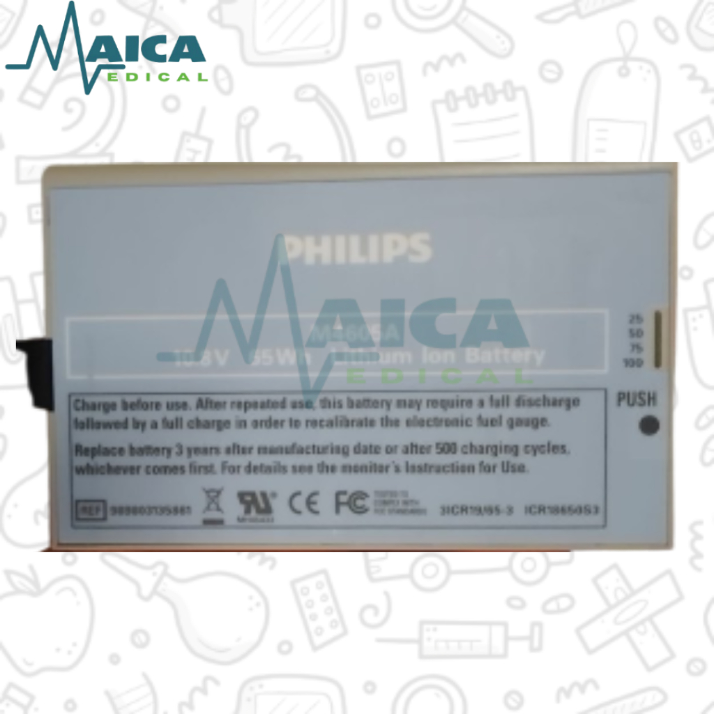 Baterai Patient Monitor MP Series MP20, MP30, MP40, M4605A 10,8V 65Wh