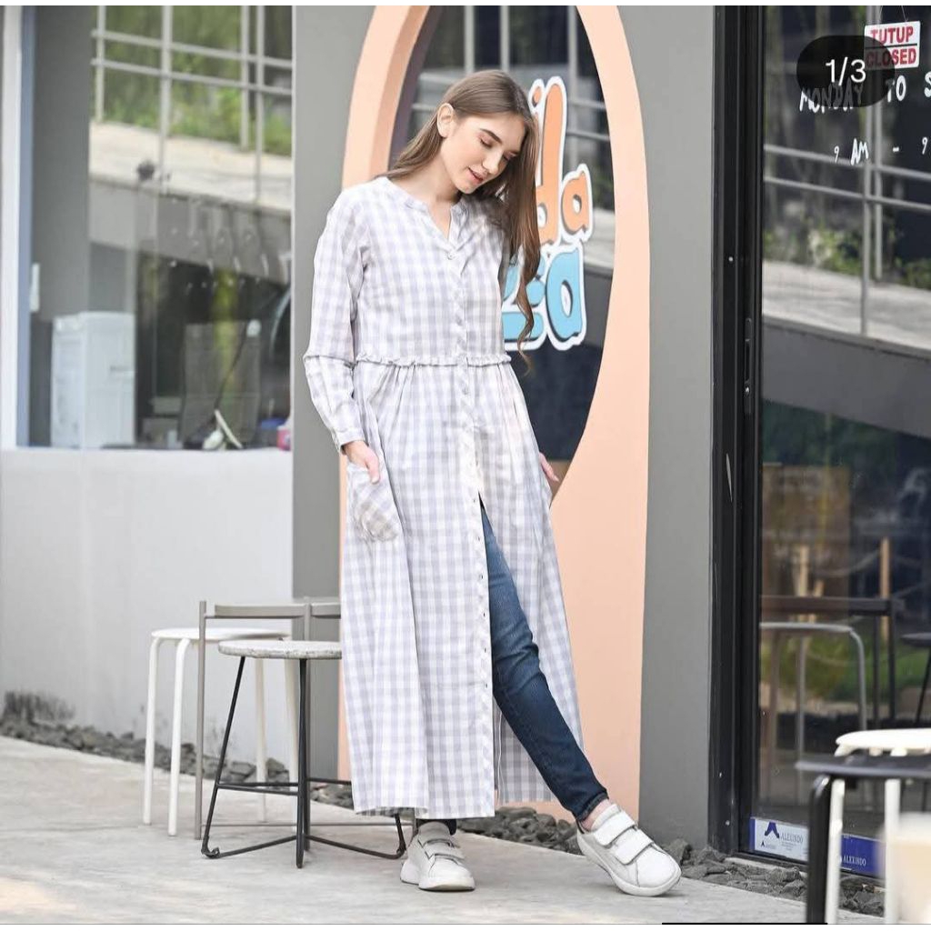 Gamis Wanita Corniche Long Dress Best Seller