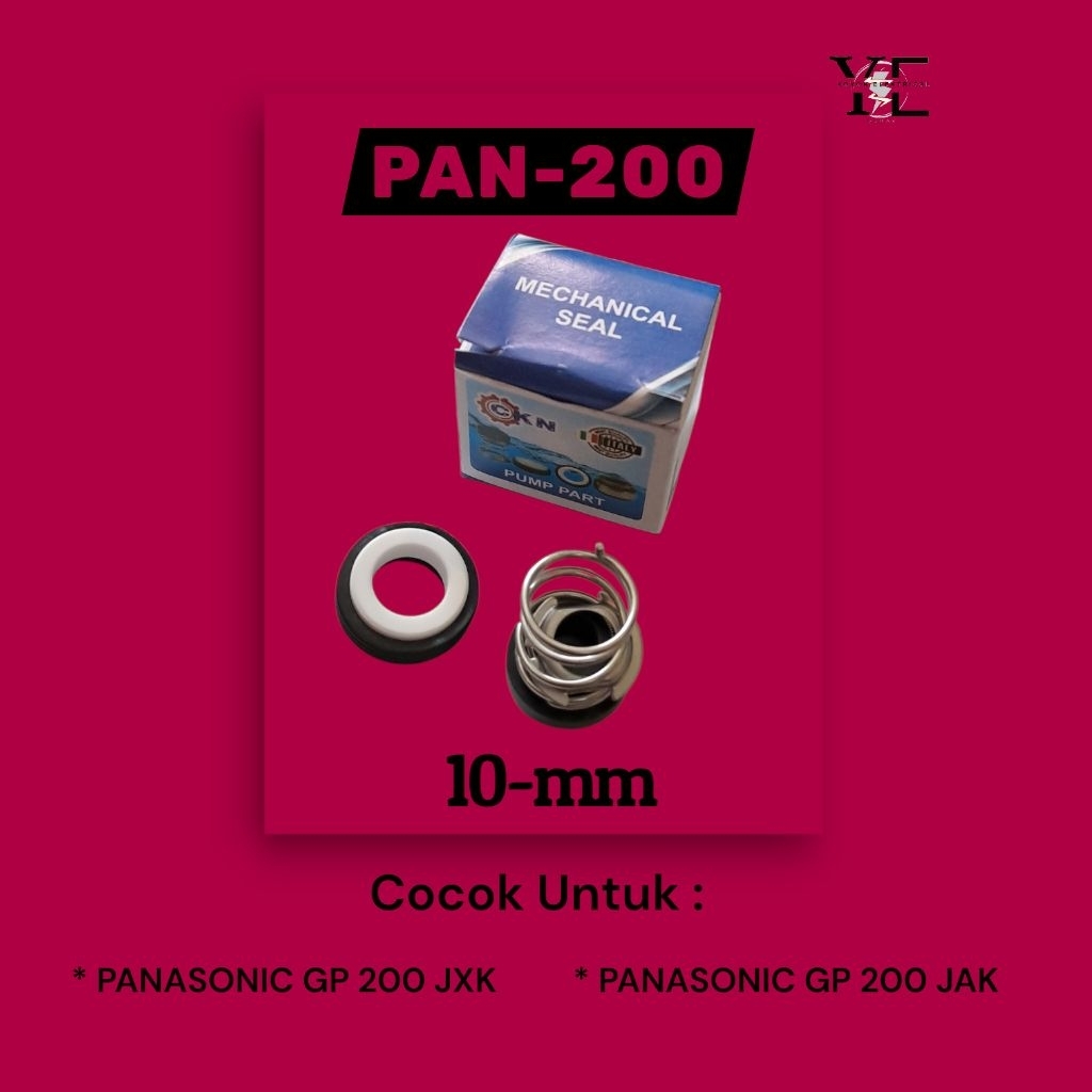 Seal Pompa Air Mechanical Pompa Air Panasonic | PAN-200 As 10mm