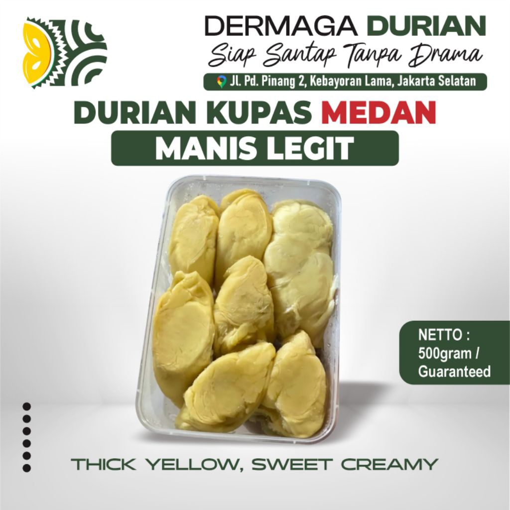 DURIAN KUPAS MEDAN / DURIAN KUPAS / DURPAS MEDAN