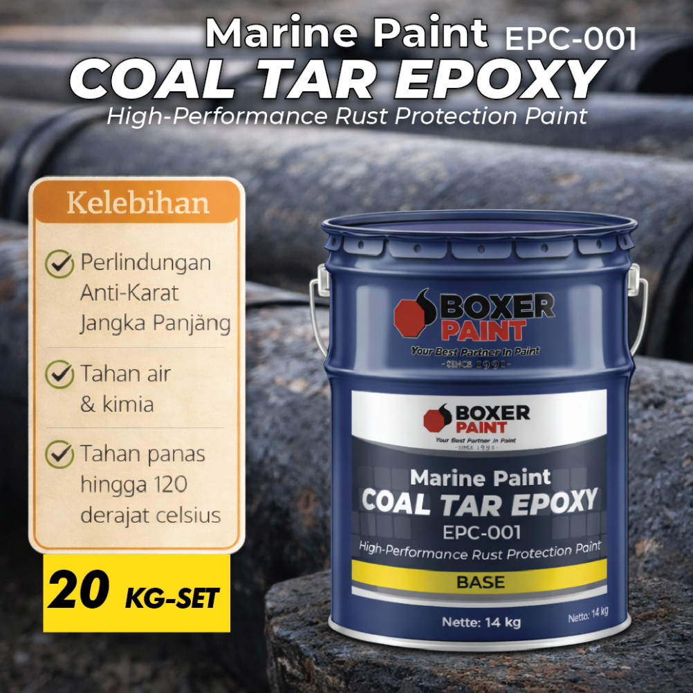 BOXER Coal Tar Epoxy (20 kg-set) Cat Epoxy Anti-Karat