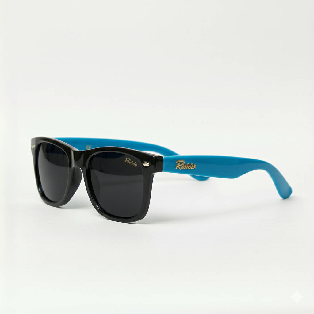 Kacamata Hitam Frame Biru Hitam Sunglasses Wayfarer RB Space