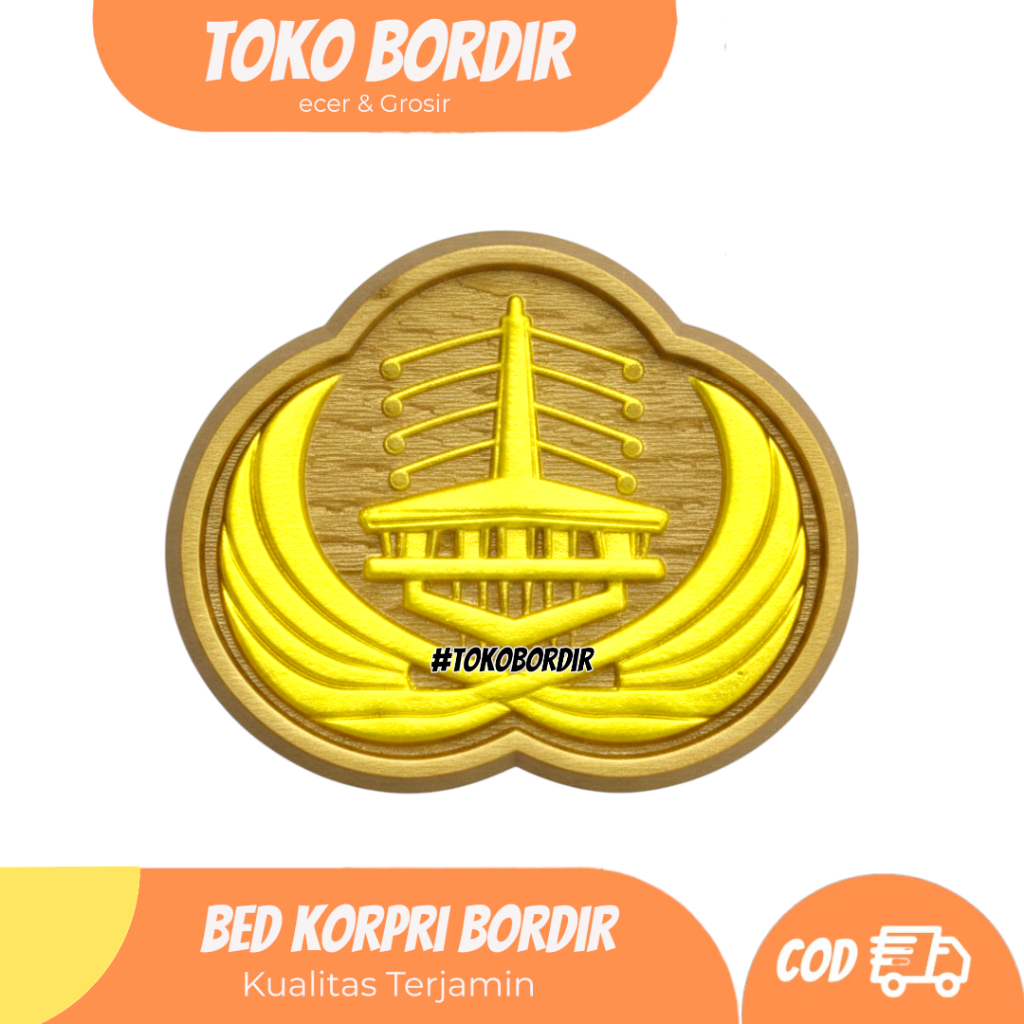 Bed Korpri bordir | bed logo korpri bordir