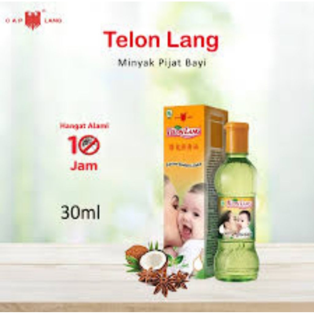 Cap Lang Minyak Telon 30ml Telon Lang