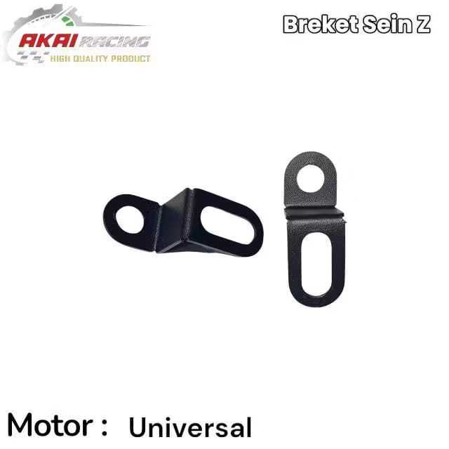 Breket Kedudukan Lampu Sein Breket Sen Plat Bengkok Universal Akai Racing