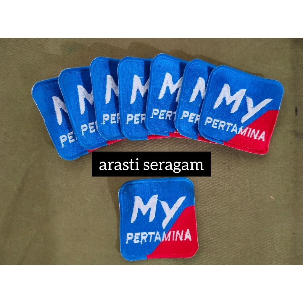 Logo / Emblem Bordir My pertamina