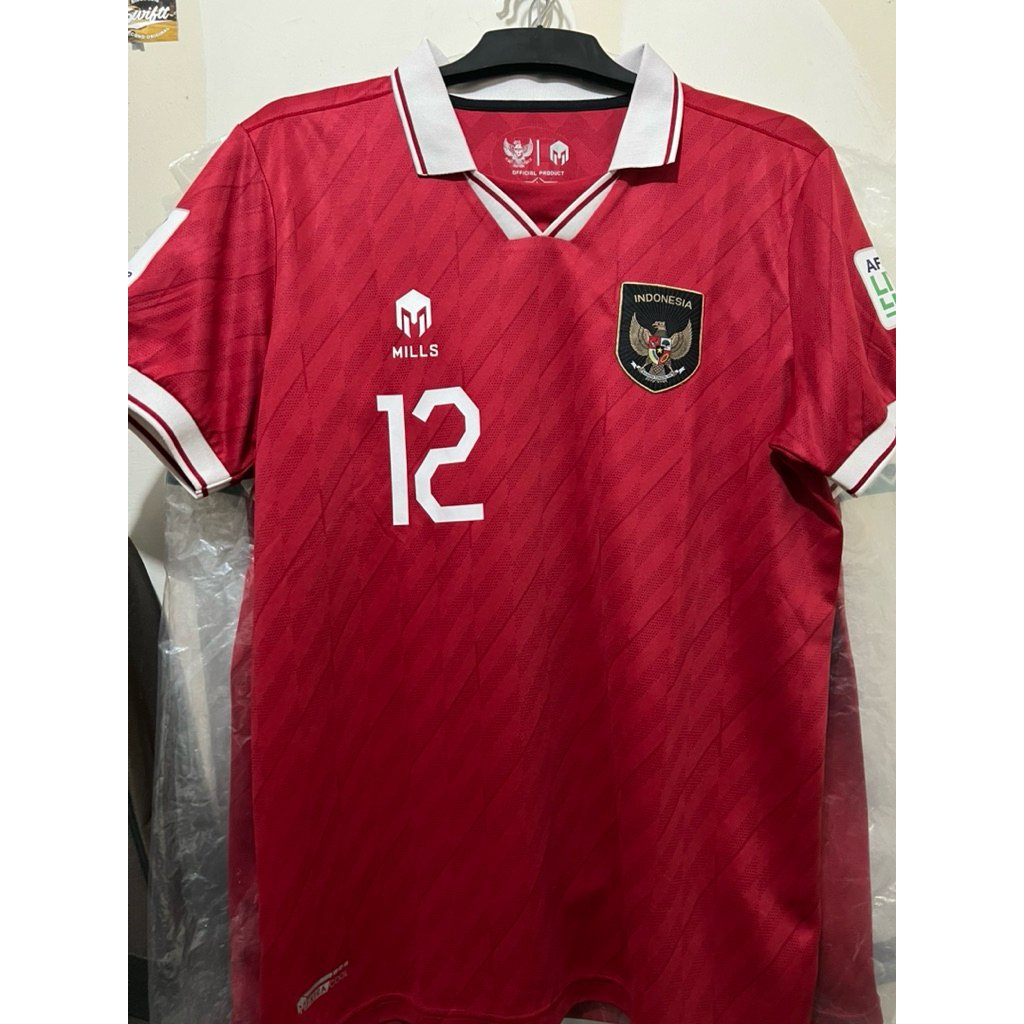 Jersey Timnas Mills Home 2022 RV Original Sz L