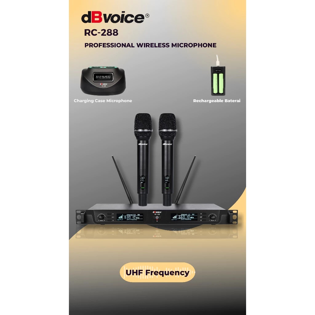 MIC WIRELESS DBVOICE RC-288 ORIGINAL BISA CHARGER