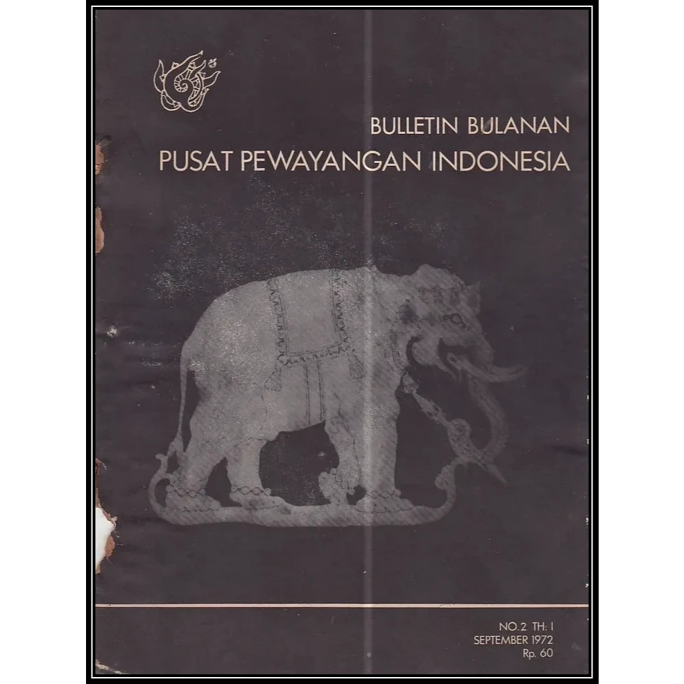 Majalah Preloved - Pewayangan Indonesia - Nomor 2 Tahun 1974
