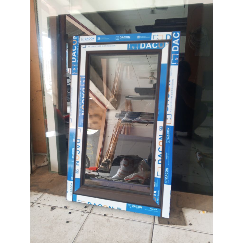 Jendela aluminium 50x80 kusen 3in jendela cesmen