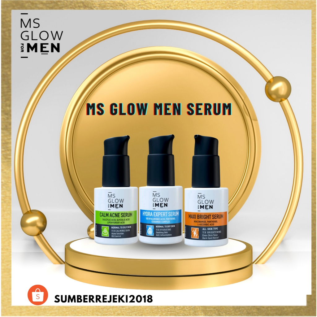 POWER SERUM MS GLOW FOR MEN / SERUM MEN MS GLOW / SERUM MS  MEN ECER