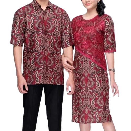 COUPLE DRESS JUMBO BATIK COUPLE DRESS BATIK MODERN