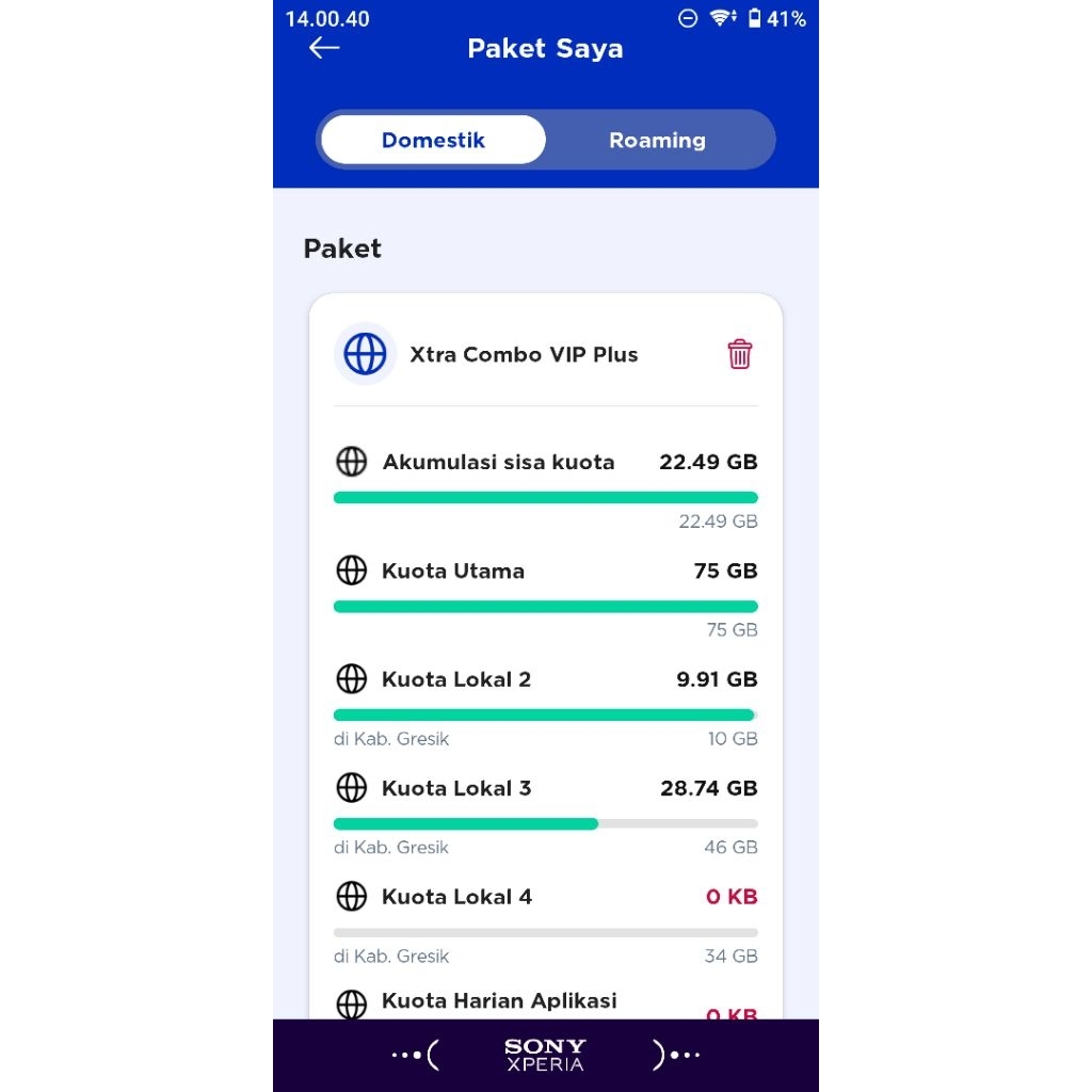 perdana xl vip plus disc 90 %