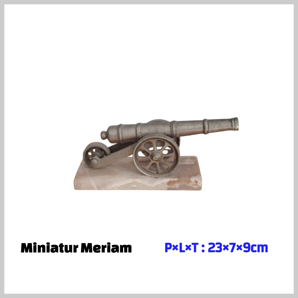 Pajangan Dekorasi Hiasan Miniatur Meriam