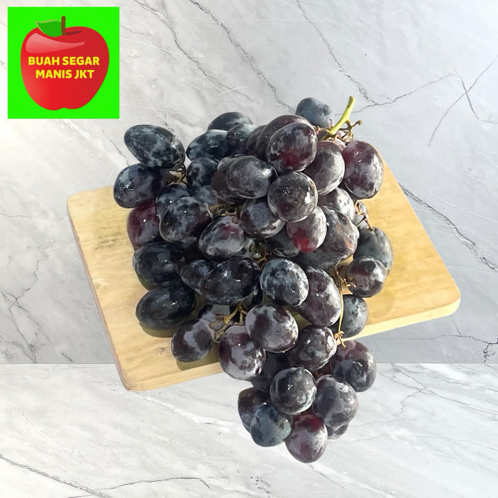 ANGGUR HITAM NON BIJI / BLACK SEEDLESS / SUMMER ROYAL / AUTUMN GRAPES