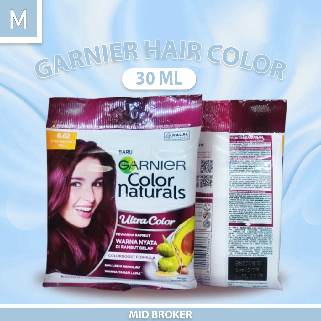 GARNIER Hair Color Naturals Pastel Series 30 ML + 30 GR [HALAL] Pewarna Semir Cat Rambut Ultra Color