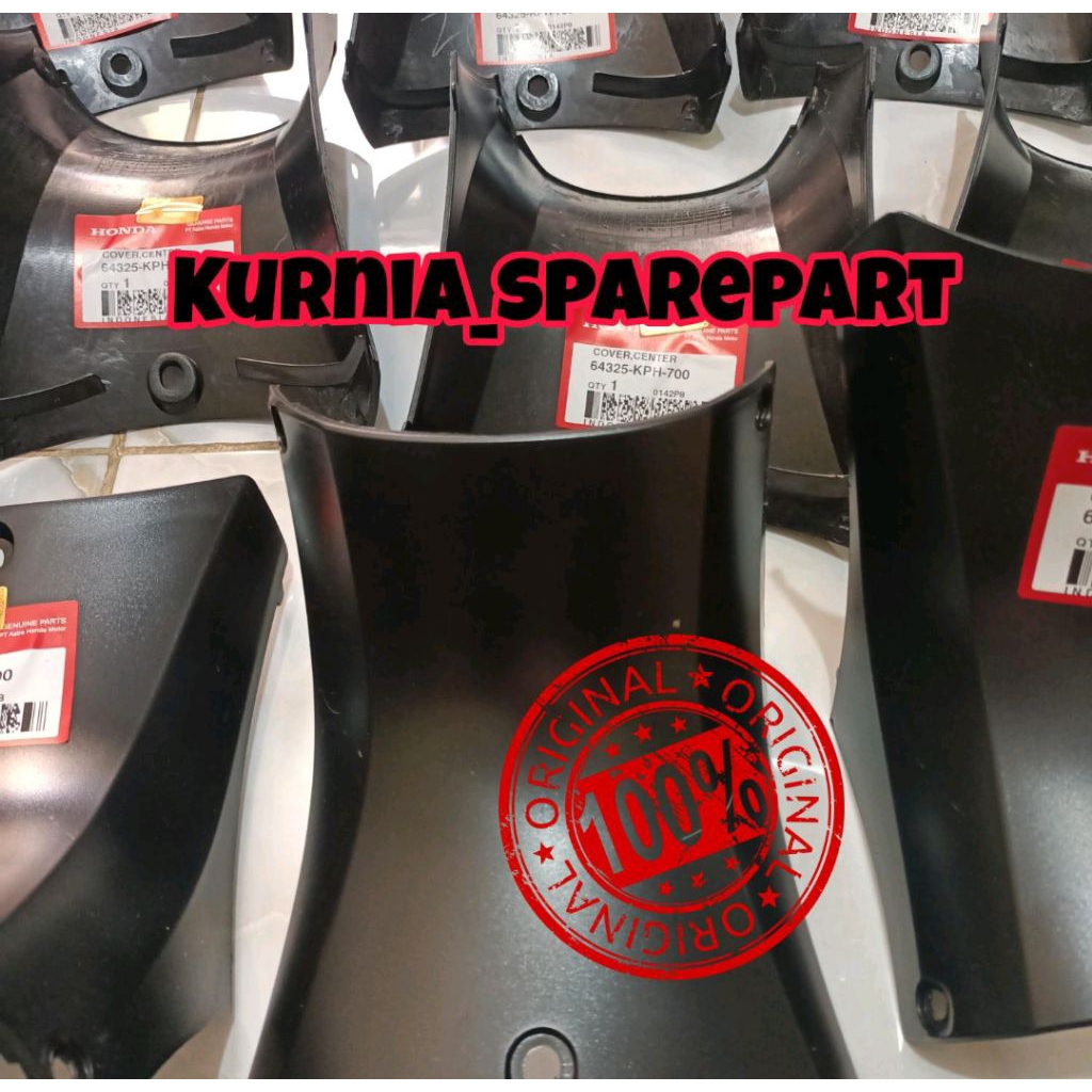 Cover center dek tengah honda supra X125 lama batman 64325-KPH-700