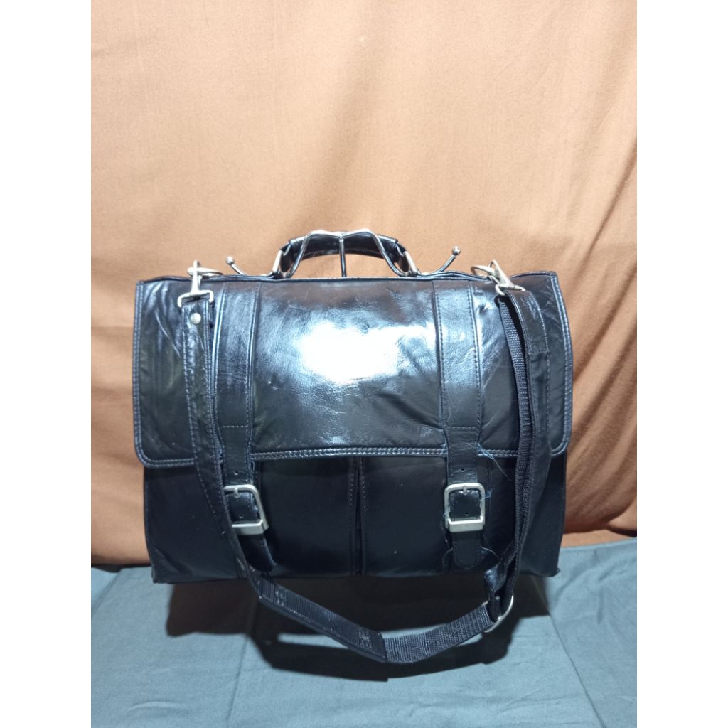Tas Kerja Tas Laptop Kanofus Kulit Asli second ori
