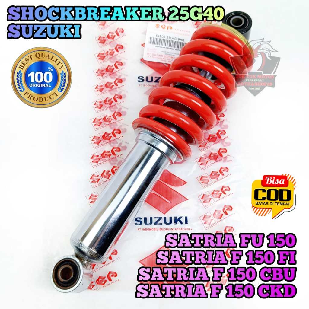 Shockbreaker Belakang 25G40 Motor Suzuki Satria FU 150 , Satria F 150 FI , Satria F 150 CBU , Satria