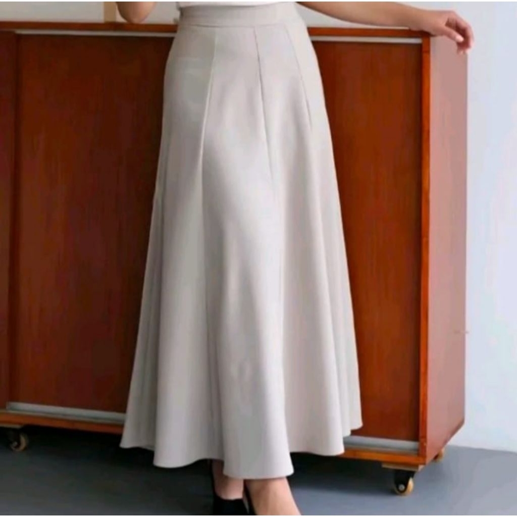 AUDY SKIRT Korean loose maxi