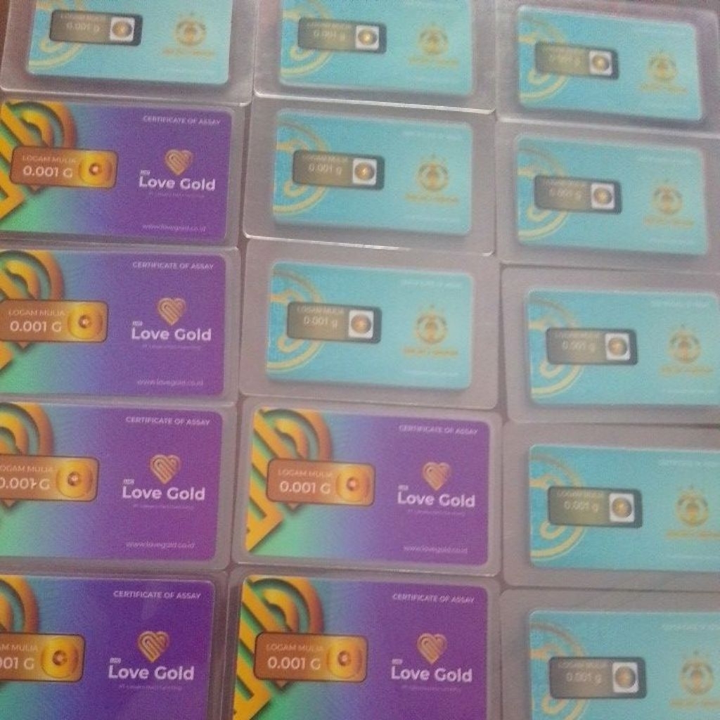 baby gold logam mulia 0,001 gram