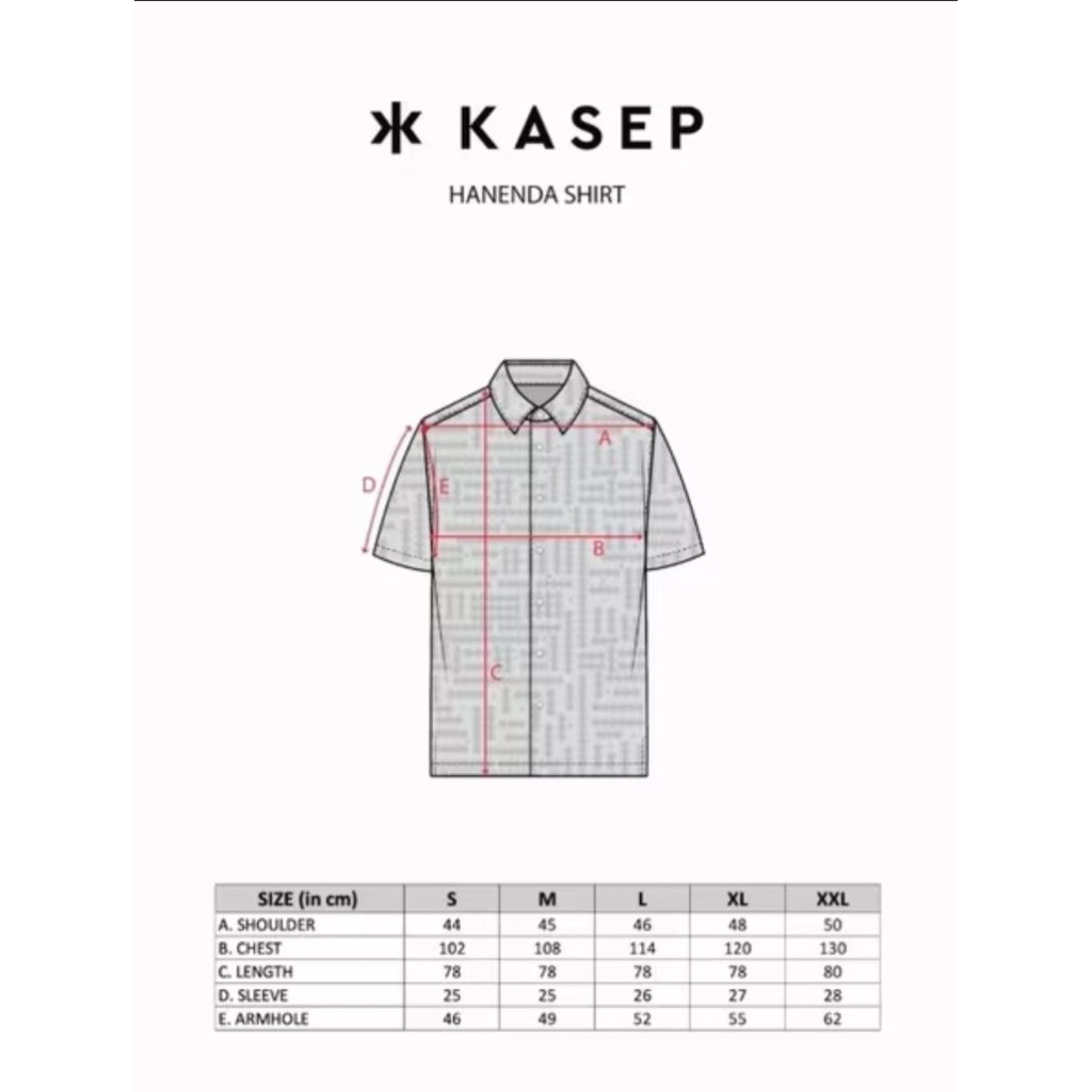 kienka,geulis ) koko hanenda shirt mocca size M koko kasep with Geulis