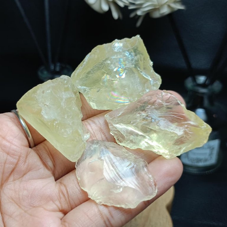 Rough Citrine Gemmy (6)