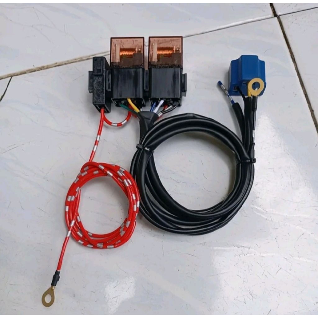 RELAY LAMPU H4 MOTOR MOBIL UNIVERSAL SOCKET H4