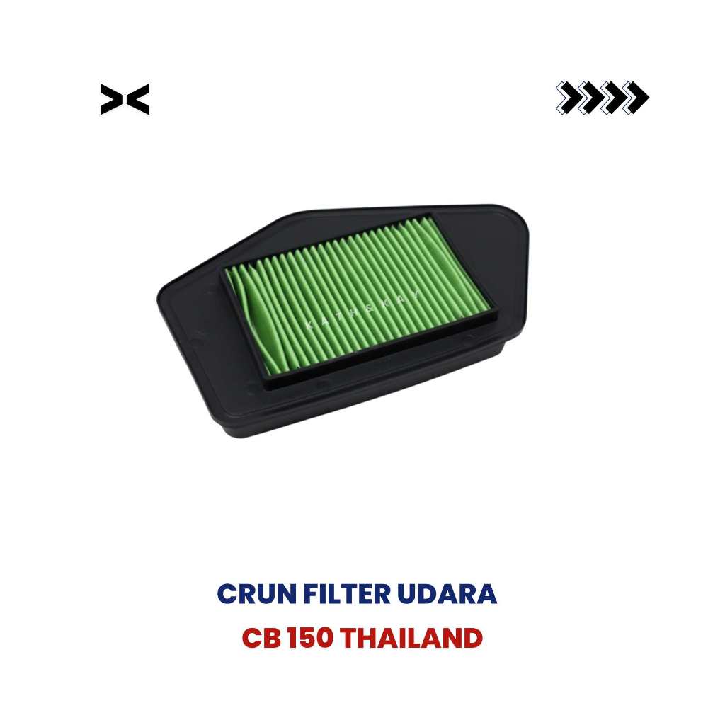 CRUN Filter Udara CB 150 Thailand Honda | Air Filter Motor CB 150 Thailand | Sparepart CB 150 Tahan 