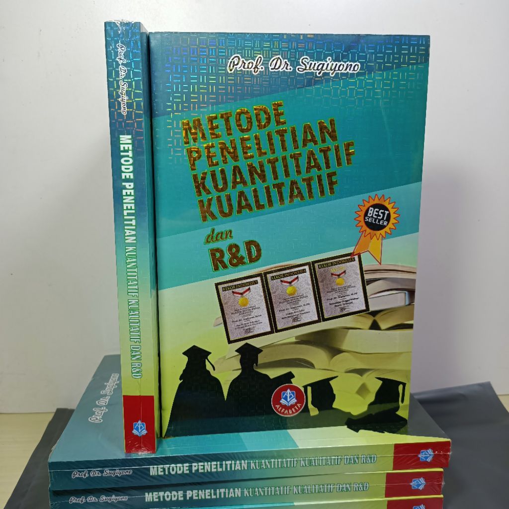 Buku Metode Penelitian Kuantitatif Kualitatif dan R&D oleh Sugiyono Edisi 2025. ORIGINAL.