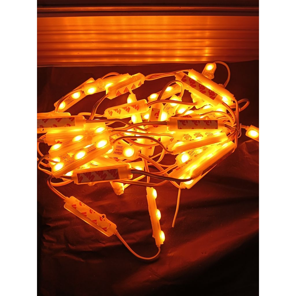 LAMPU LED 3 MATA DC 12V SAMSUNG 1.5W WARNA LEMON