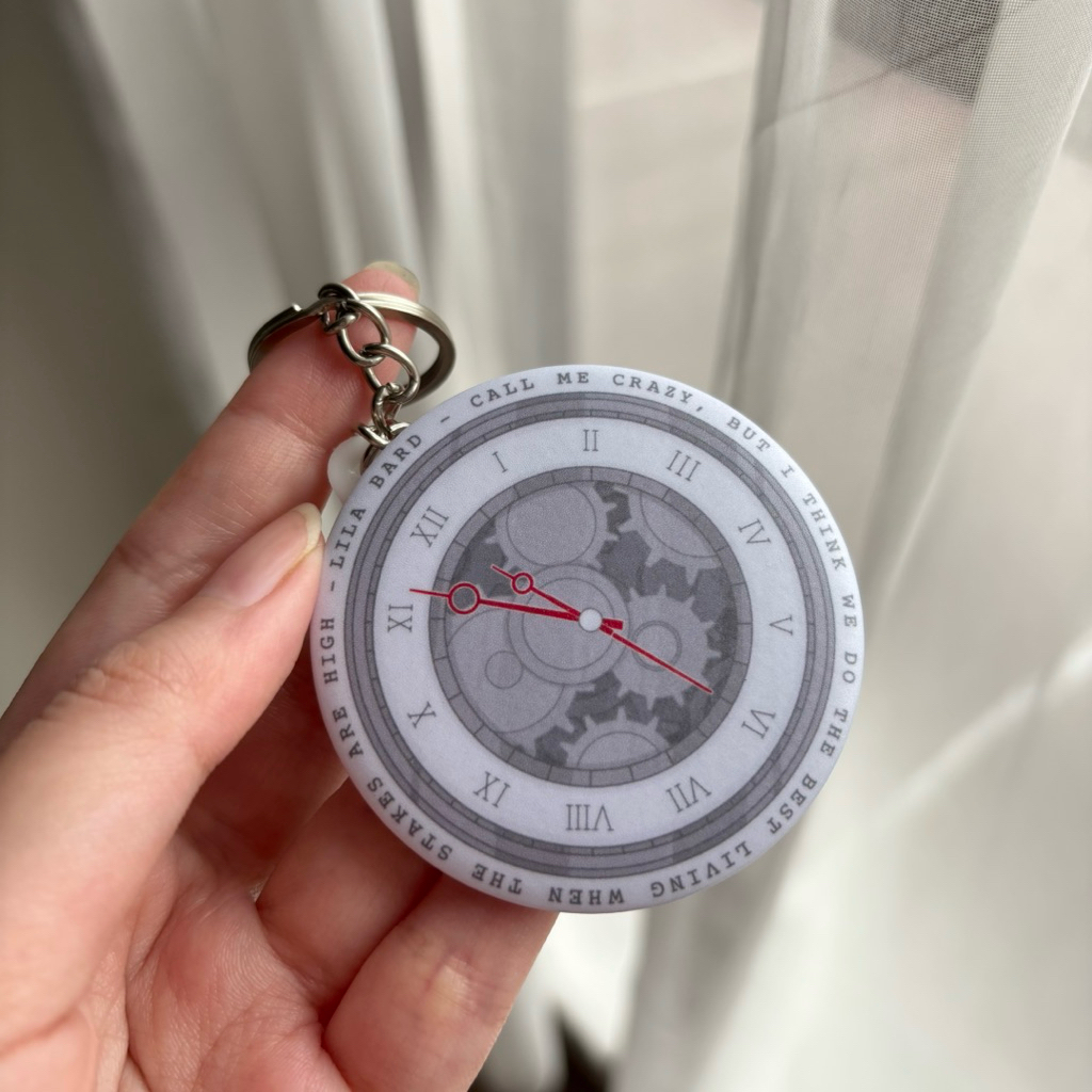 A Darker Shade of Magic mirror keychain (Ravenpost exclusive)