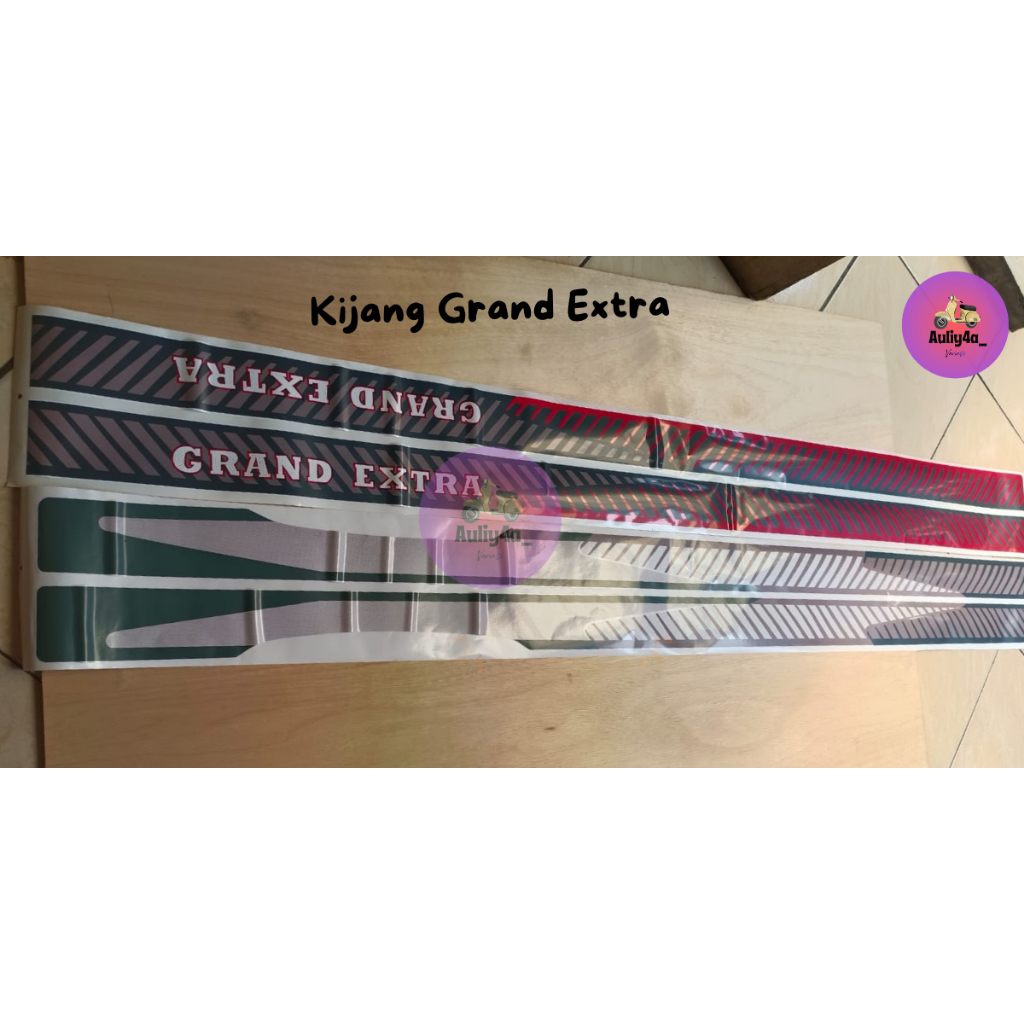 Stiker kijang grand extra 1.5 Long / sticker kijang grand extra long kijang grand 1.5 / stiker mobil