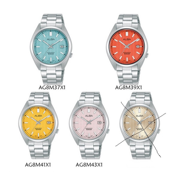 Jam Tangan Alba Ladies AG8M31 AG8M31X1 AG8M33 AG8M33X1 AG8M35 AG8M35X1 AG8M37 AG8M37X1 AG8M39 AG8M39
