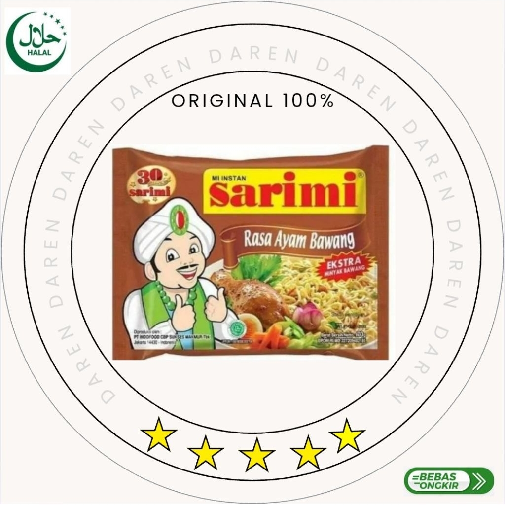 MIE SARIMI - Mie Sarimi Rasa Ayam Bawang @75g - Mie Instan Murah