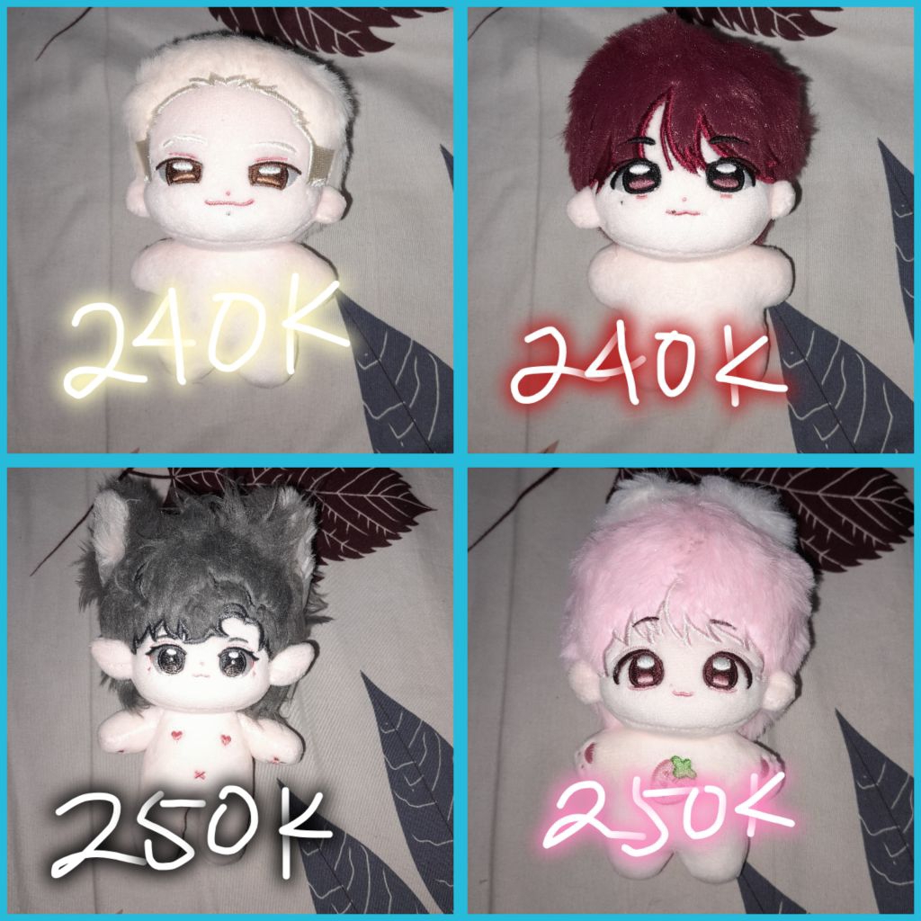 [trxocart] DOLL FANMADE 10CM BAEKHYUN CHANYEOL EXO HYUNSUK JIHOON TREASURE