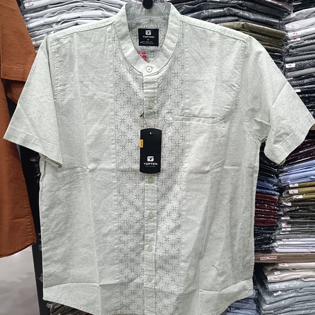 Topten kemeja koko lengan pendek original