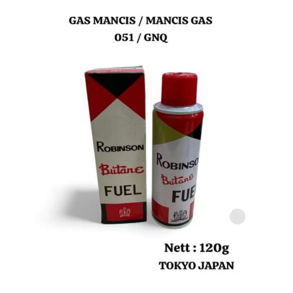 Robinson Butane Fuel 120g, Isi ulang korek api gas, Pemantik #051