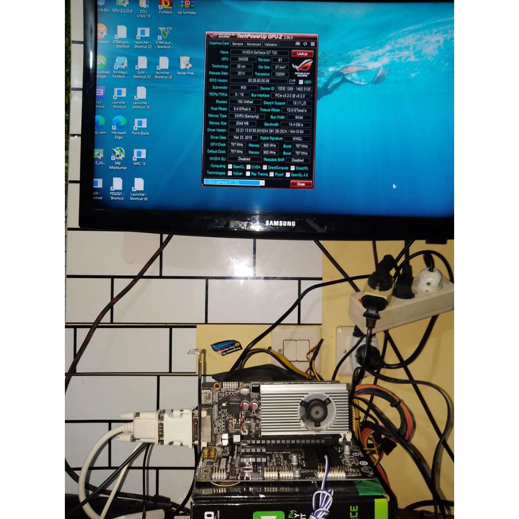 Vga gt 720 2gb ddr3 64bit direx12 normal