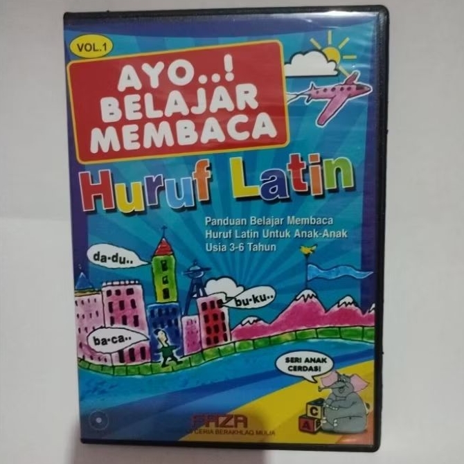 VCD AYO BELAJAR MEMBACA HURUF LATIN VOL1